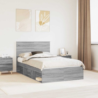 Bed frame Gray Sonoma 120 x...