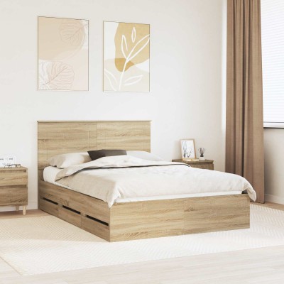 Bed frame Sonoma oak 160 x...