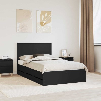Bed frame with drawers...