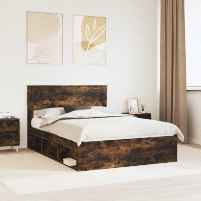 Bed frame Smoked oak 150 x...