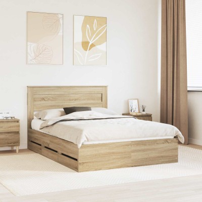 Bed frame Sonoma oak 150 x...