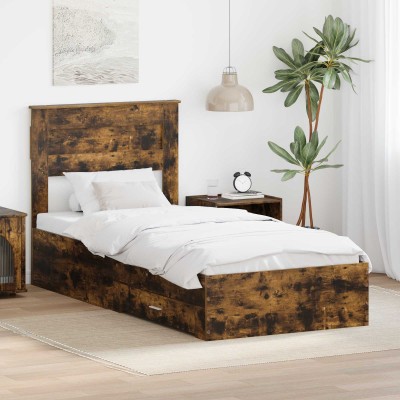 Bed frame Smoked oak 100 x...