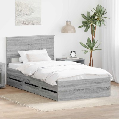 Bed frame Gray Sonoma 100 x...