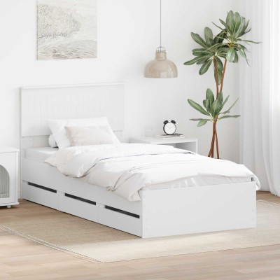 Bed frame with drawers...
