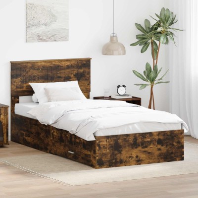 Bed frame Smoked oak 100 x...