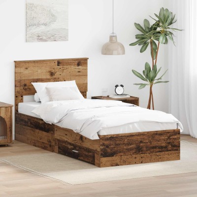 Bed frame with drawers Old...