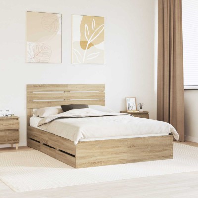 Bed frame Sonoma oak 160 x...