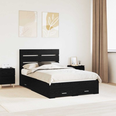 Bed frame Black oak 135 x...
