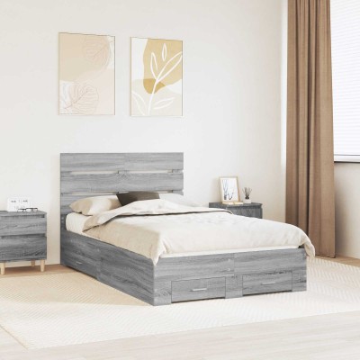 Bed frame Gray Sonoma 120 x...