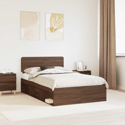 Bed frame Brown oak 120 x...