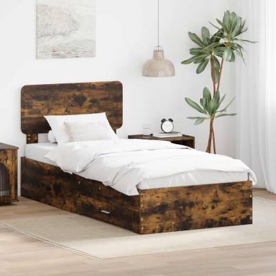 Bed frame Smoked oak 100 x...