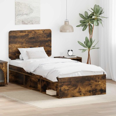 Bed frame Smoked oak 100 x...