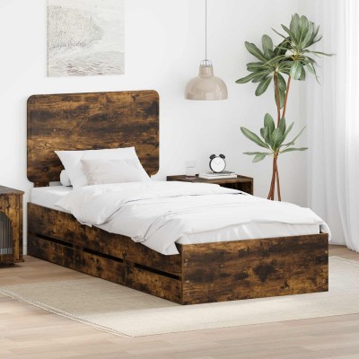 Bed frame Smoked oak 100 x...