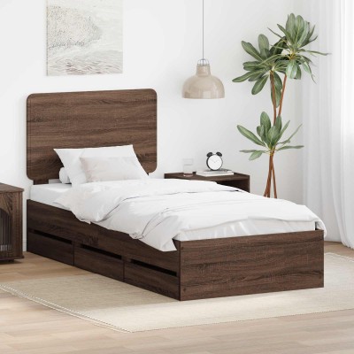 Bed frame Brown oak 100 x...