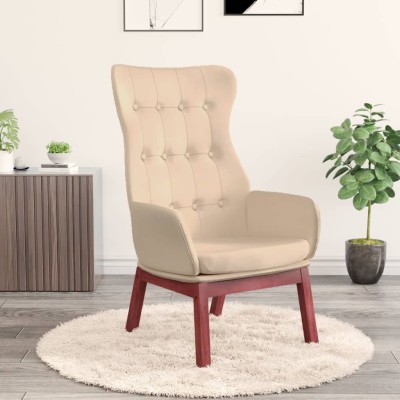 Lounge chair, cream color,...