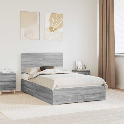 Bed frame Gray Sonoma 120 x...