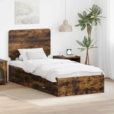 Bed frame Smoked oak 100 x...