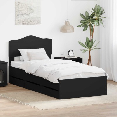 Bed frame with drawers...
