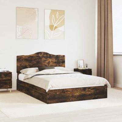 Safety bed Smoked oak 160 x...