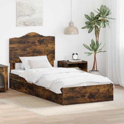 Safety bed Smoked oak 100 x...