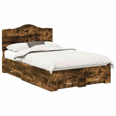 Bed frame Smoked oak 120 x...