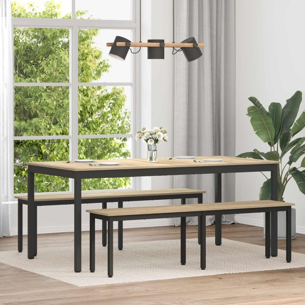 Dining tables 2 pcs 180 x 90 x 75 cm Treated wood