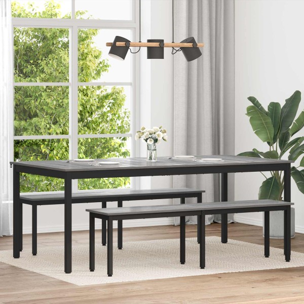 Dining tables 2 pcs 200 x 100 x 75 cm Treated wood