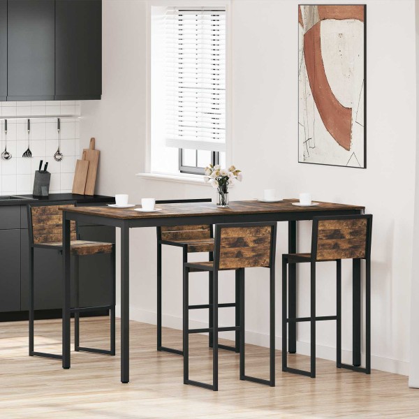 Standing Bar Table Processed wood