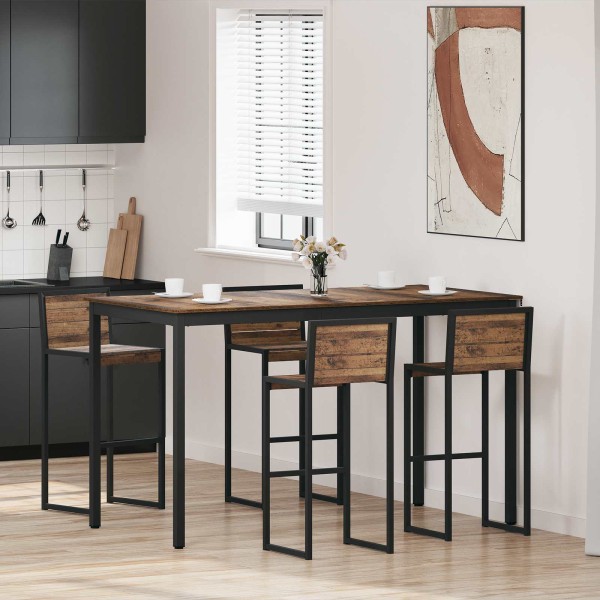 Standing Bar Table Processed wood