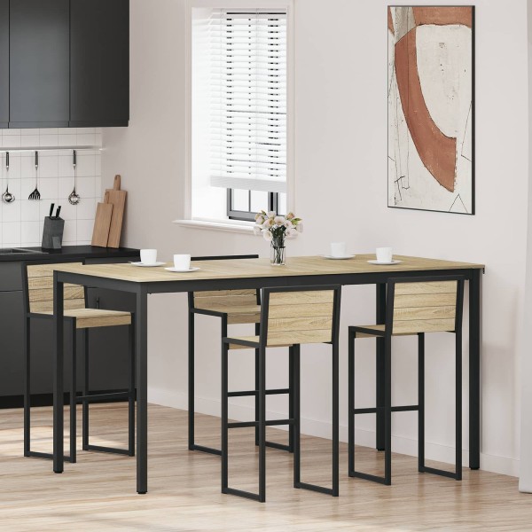 Standing Bar Table Processed wood