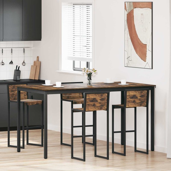 Standing Bar Table Processed wood