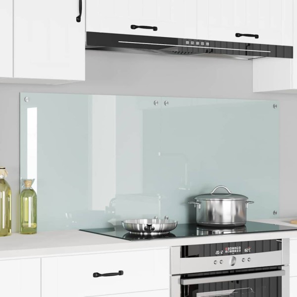 Kitchen back plate 2 pcs White 70 x 60 cm