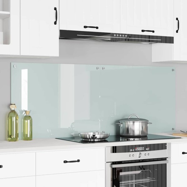 Kitchen back plate 2 pcs White 80 x 60 cm