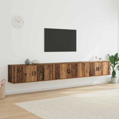 Wall TV cabinet set 3 pcs