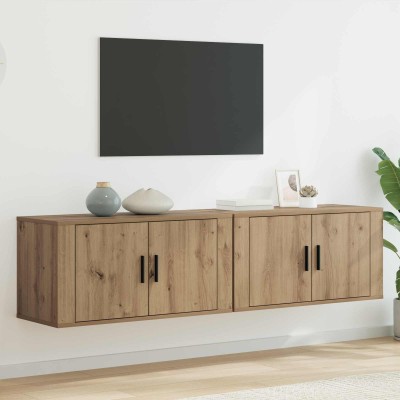 Wall TV cabinet set 2 pcs