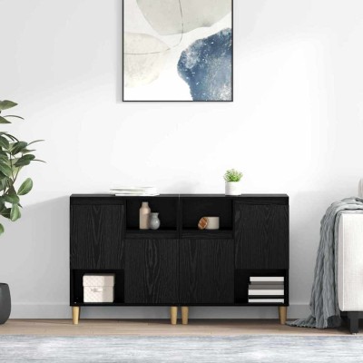 Side shelves 2 pcs Black...