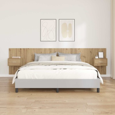 Headboard with wardrobe...