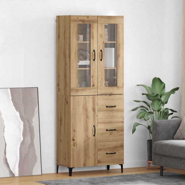 High cabinet Artisan oak 69.5 x 34 x 180 cm