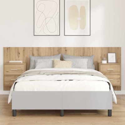 Headboard with wardrobe...