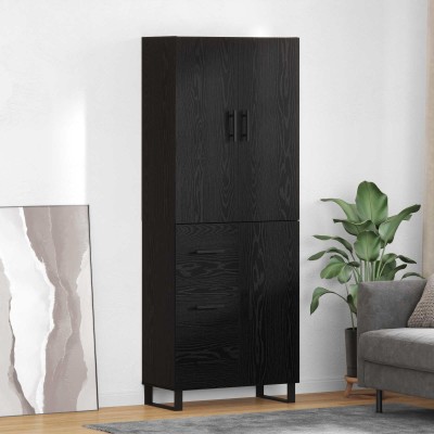 High cabinet 2 pcs Black...