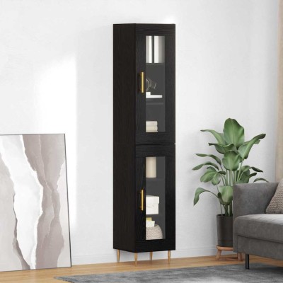 High cabinet 2 pcs Black...