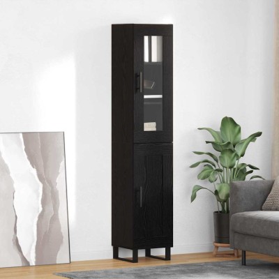 High cabinet Black oak 34.5...