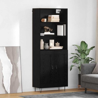 High cabinet 2 pcs Black...