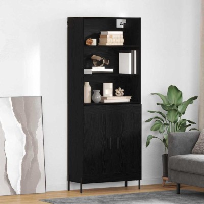 High cabinet black oak 69.5...
