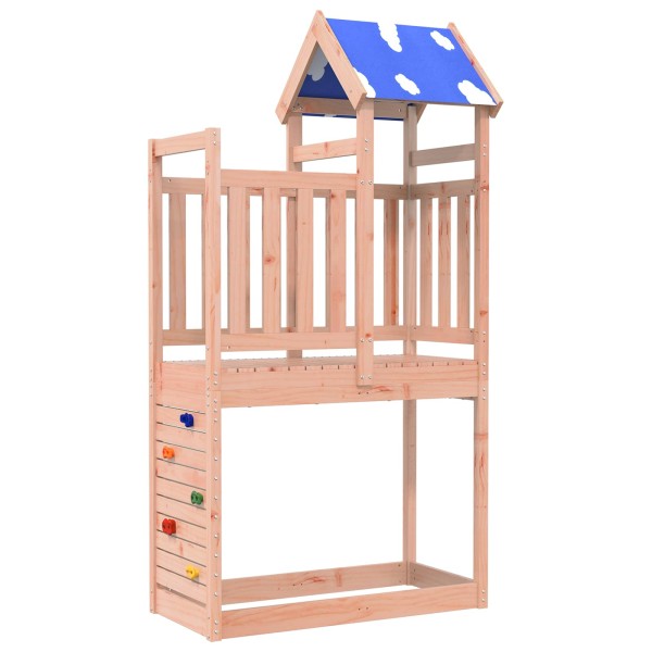 Play tower Brown Solid Douglas wood