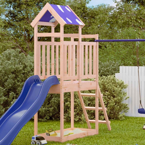 Play tower Brown Solid Douglas wood