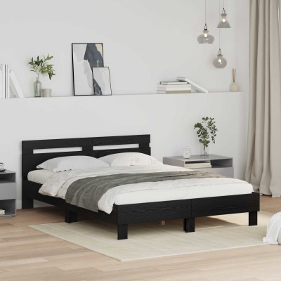 Bed frame Black oak 140 x...