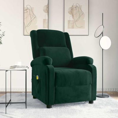 Massage chair, dark green,...