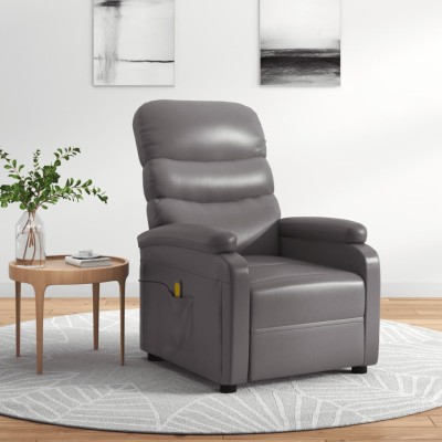 Massage chair, gray color,...