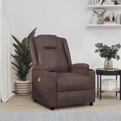 Massage chair, brown color,...